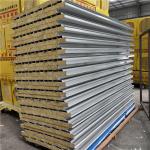 manufactured prefabricated home 960mm rock wool sandwich roof panels with 0