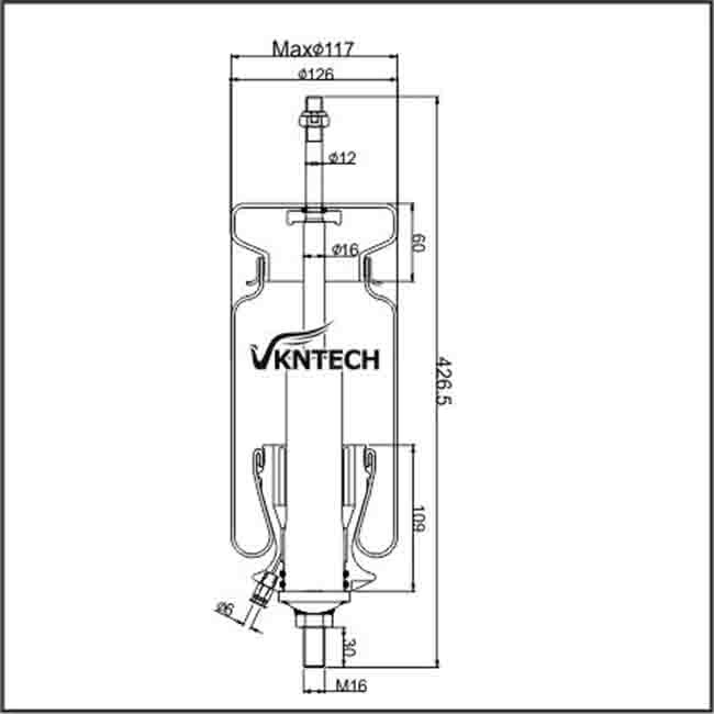 Cabin Air Suspension Parts 557001 290989 European TRUCK SCANIA 1349840 Air Bag VKNTECH 1S9840