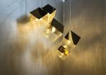 Nordic Light Luxury Chandelier Creative gold hang lamp decorative glass pendant