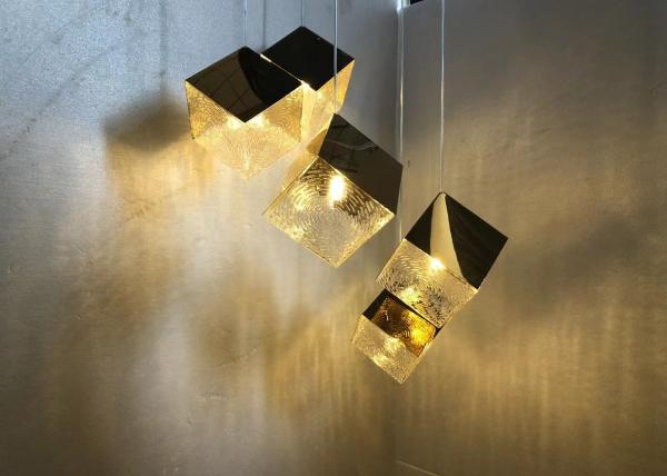 Nordic Light Luxury Chandelier Creative gold hang lamp decorative glass pendant