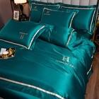 Cozy Gray Hotel Red Wedding Bedding Four-piece Kit with Washed Silk Four Piece