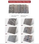 3mm Thickness Diamond Embossed Stainless Steel Sheets 201j1 Decorative