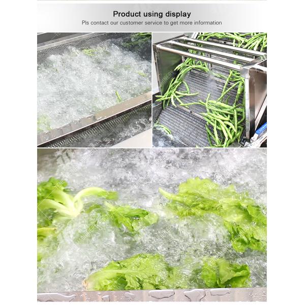 2.6KW Commercial vegetable washing machine Vegetable bubble cleaning machine vegetable cleaning equipment