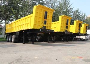 China CIMC hydraulic enclose fifth wheel heavy duty dump trailer cargo dumping trailer for sale on sale