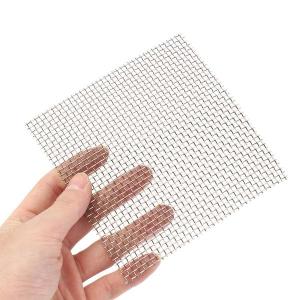 China Plain Weave Nickel 200 Woven Wire Mesh Cloth 0.15 - 2mm Aperture For Filter Media factory