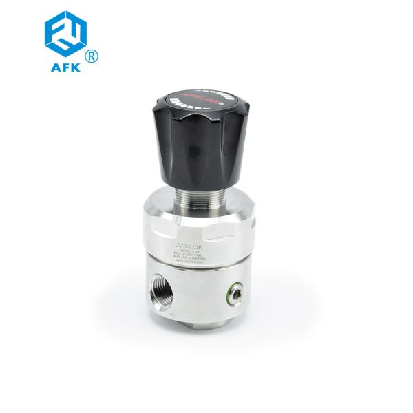 R12 Stainless Steel Air Pressure Regulator Industrial For Co2 Argon Hydrogen