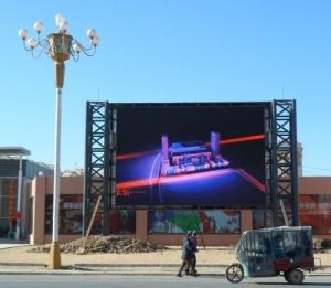 China 6000cd/m2 Outdoor LED Advertising Billboard SMD3535 P10 AVOE Nova Linsn factory