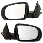 Electric Folding Vehicle Mirror Car Exterior Mirror Outside For Jeep Cherokee