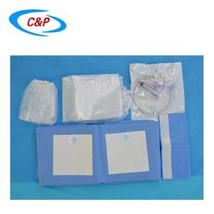 China SMS Angiography Procedure Pack Waterproof SMS Blue CE ISO13485 Certified factory