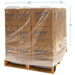 China Custom LDPE Durable Heavy Duty Poly Plastic Cover Liners Plastic Pallet Cover factory