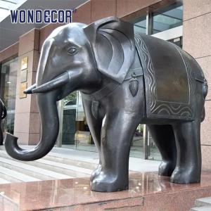 China Brass Casting Elephant Custom Bronze Sculpture Hotel decoration factory
