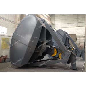 China 27/24cbm Mechanical Clamshell Grab Hardox 500  Nm500 Material Customized on sale
