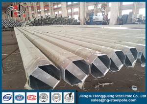 China Octagonal Power Transmission Poles Bangladesh 9m 350 Dan Design Load factory