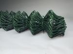 Green Chain Link Fencing Fabric PVC Coated 9 Gauge 4ft X 50ft Galvanized