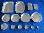 Round / Square Aluminum Lunch Containers Supermarket Aluminium Food Container