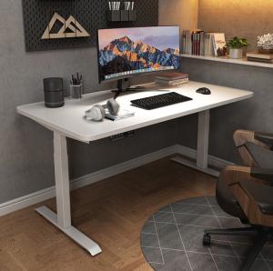 China SPCC Steel/Iron Frame Dual Motor Workbench Table for Home Office and DIY Enthusiasts factory