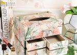 Beautiful Decorative Tissue Box / Tissue Storage Box For Office Lightweight