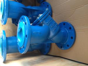 China DIN Y strainer Flanged ends factory