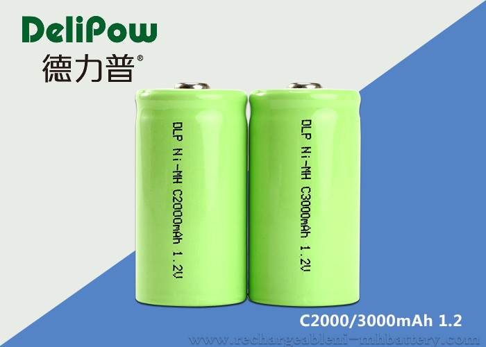 China 2000 / 3000mAh 1.2 V Nimh Rechargeable Battery OEM Available factory