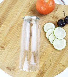 China Flower Bottom 0.5L Plastic Container Jars With Cans Lids factory