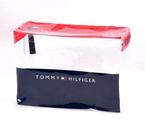 China SGS Transparent Cosmetic Pouch , 0.2mm BRC Clear PVC Makeup Bag factory