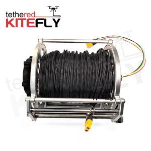 2.3mm Diameter Tethered Drone Winch Usable At Altitudes Up To 5000m