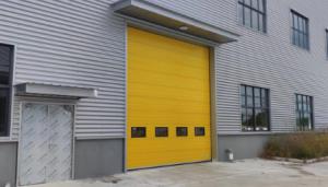 China Automatic Insulated Sectional Doors sandwich Industrial Factory Door Customized factory