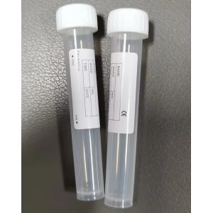 White Cap Plain Test Tube 10ml 16*100mm For Laboratory Sample Transportation