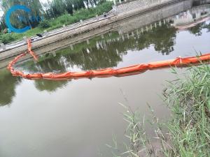China Chains Installed Silt Curtain Anti Corrosion Flame Retardant factory