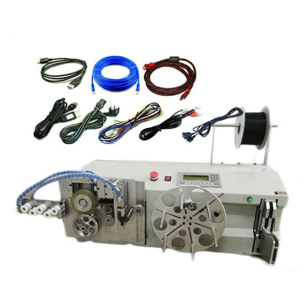 China Programmable Wire Coil Binding Machine Cable Rewinding Cutting Machine factory