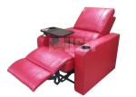 Corner Sofa Theater Room Seating , Electric Recliner Chair With Rotary Tray
