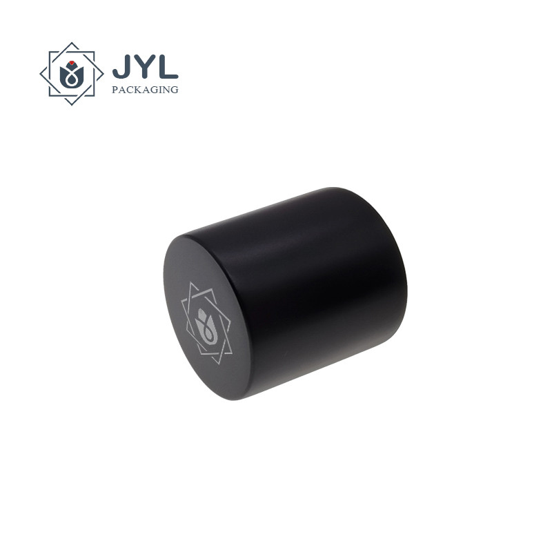 China Matte Zamac Metal Perfume Cap Zinc Alloy Leakproof Non Spill on sale