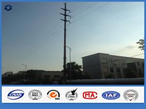 China Hot Dip Galvanized Steel Polygonal Electrical Power Suspension Pole factory