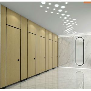 China Aluminum Honeycomb Bathroom Partition Walls Public Shower Cubicle 1950mm factory