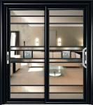Interior Soundproof Aluminium Framed Glass Kitchen Doors 2.0mm