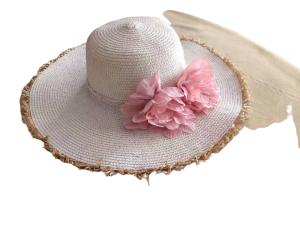 China Customize Wholesale Summer Wide Brim Sun Hat Natural Straw Hats Custom Beach Straw Hat factory