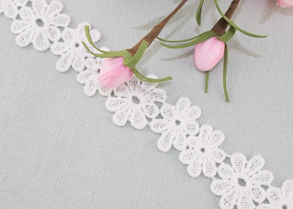 Daisy Venice Lace Trim Organic Cotton Padded Lace Trim Water Soluble Dress