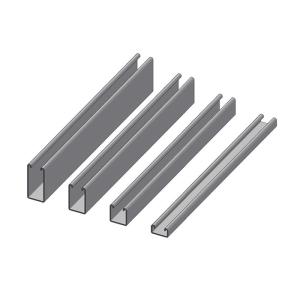 China HDG Cold Forming Galvanized U Channel For Photovoltaic Structure factory