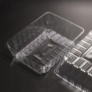 China Customized Logo Disposable Plastic Food Trays PET Packaging Container factory