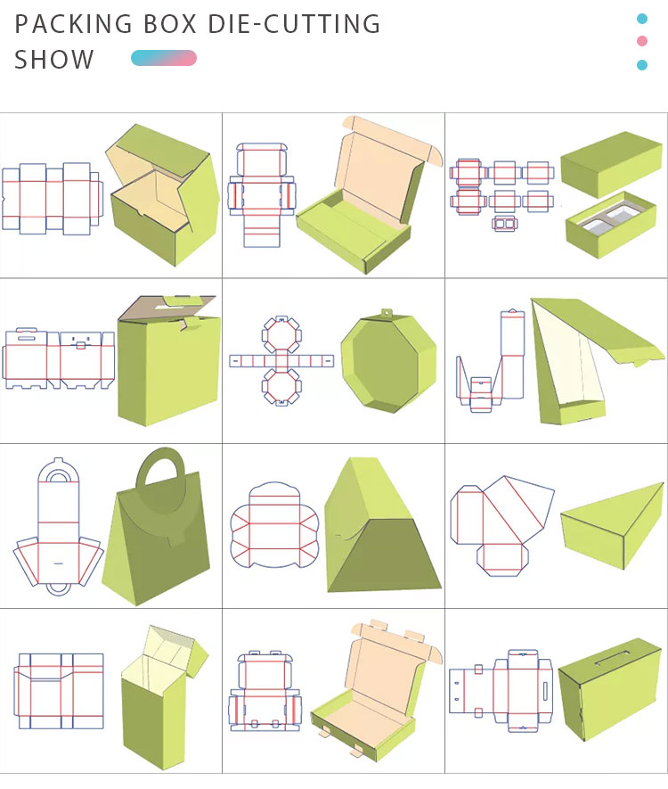 Drawer cardboard packaging box with silk for jewelry or cosmetic package