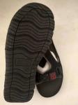 Black Mens Beach Flip Flops EVA Bottom Leather Cloth Cover