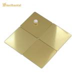 Titanium Gold Cold Rolled 201 Stainless Steel Sheet 1219*2438 Flat Shape