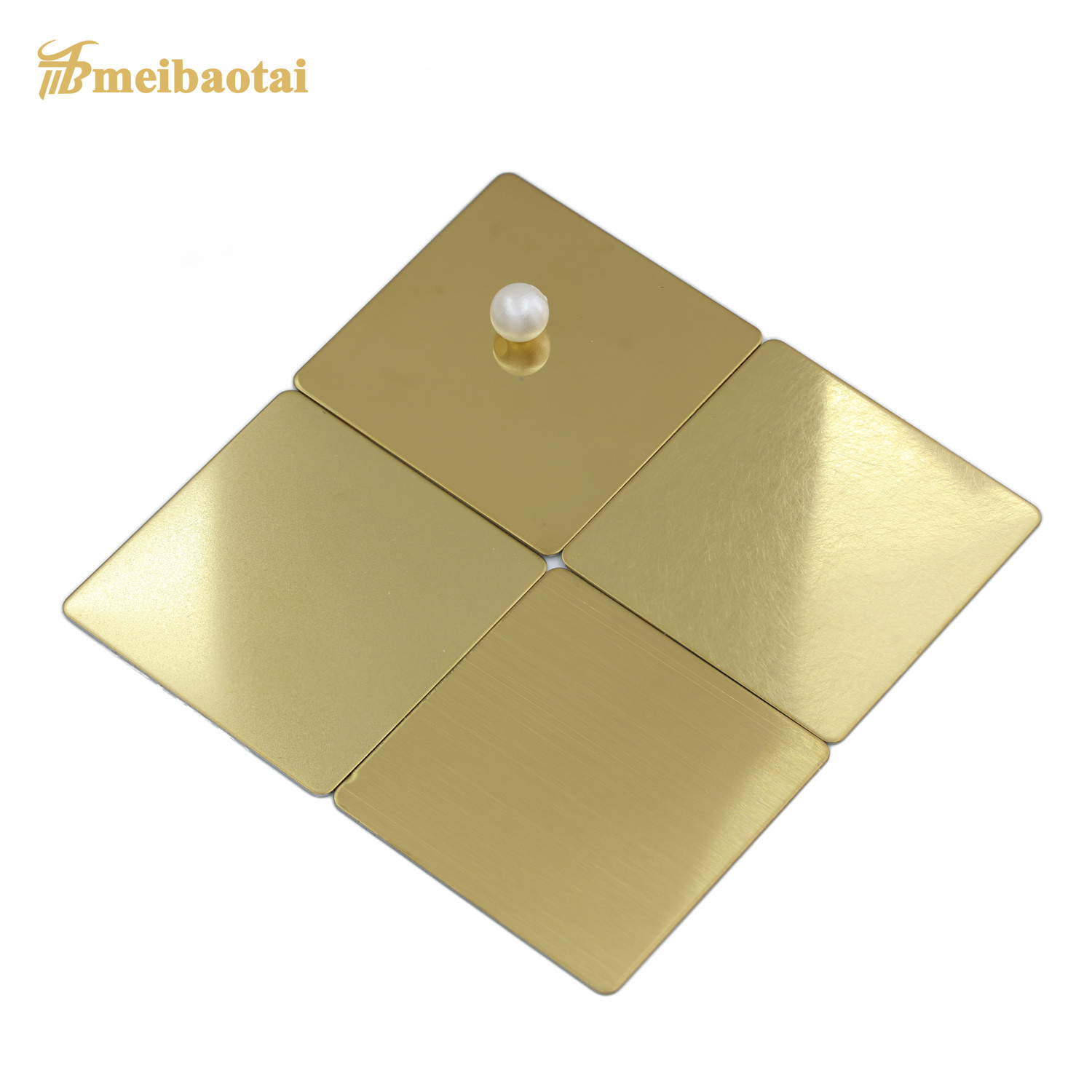Titanium Gold Cold Rolled 201 Stainless Steel Sheet 1219*2438 Flat Shape