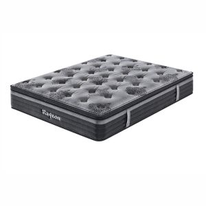 Dark Color Medium Firmness Spring Bed Mattress Two Sided Pocket Spring System
