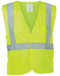 China Custom Construction Worker Reflective Jacket 2 Inch Strip High Visibility factory