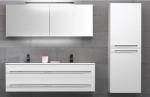 MDF Bathroom Vanity,luxury modern high glossy lacquer cabinet,Double sink
