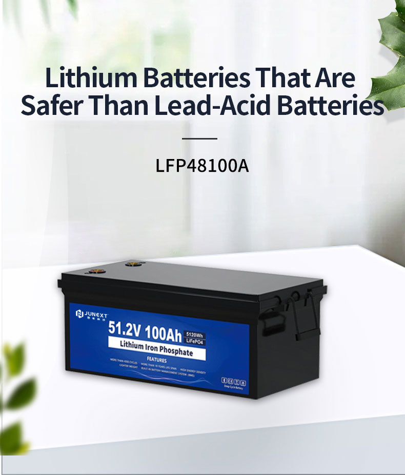 Low Speed EV Lead Acid Replacement 51.2V 100ah Lithium Iron Phosphate Battery