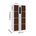 48 Door Card Electronic Safe Locker H1800 * W2550 * D460mm Size Modern Design