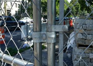 China Portable 6ft X 12ft Temporary Chain Link Fence Diameter 2.5mm / 2.7mm factory