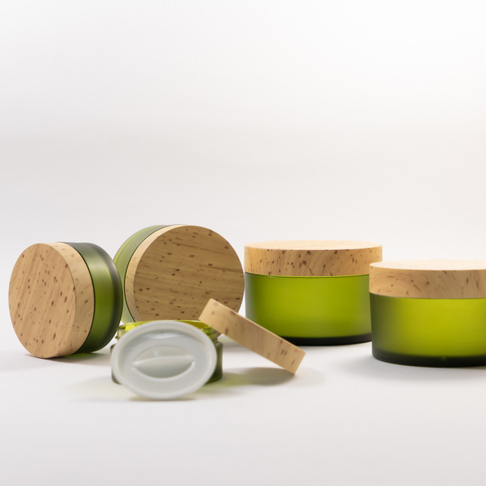 PCR Jar Eco-frinedly Plastic Jar with Lids Thick Single Wall Jar